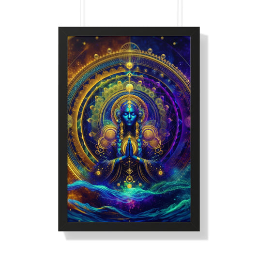 Framed Vertical Poster | Divine Goddess Ed. 135