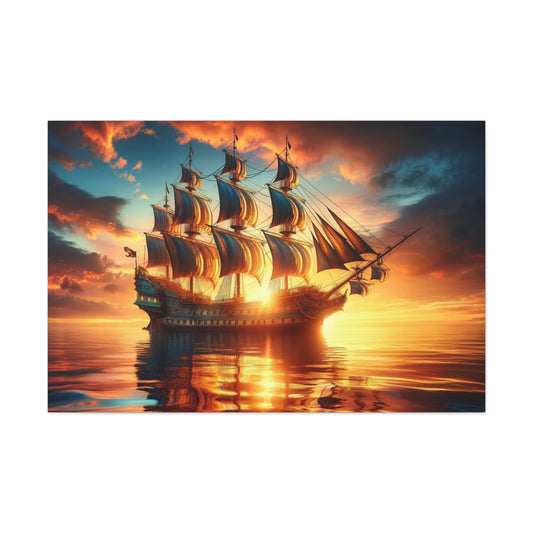 Voyage & Conquest Art Canvas Ed. 16