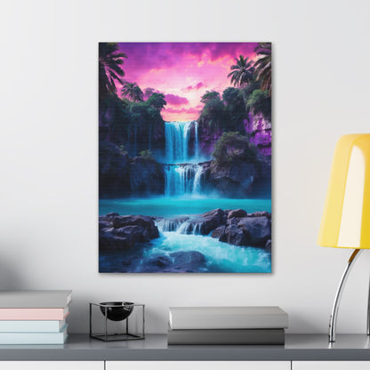 Majestic Waterfalls Art Canvas Ed. 29