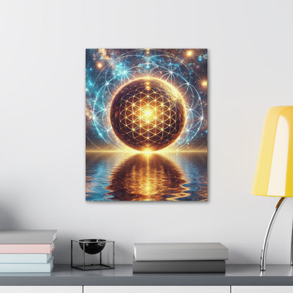 Sacred Geometry Art Canvas Ed. 52