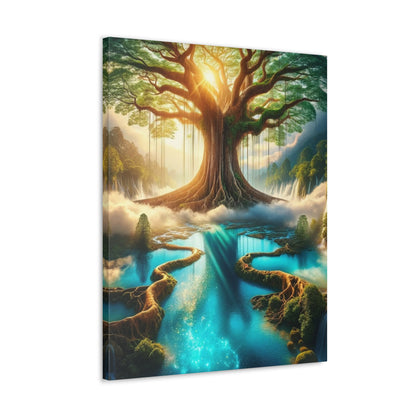 Trees of Light Art Canvas Ed. 11