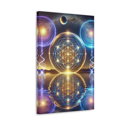 Sacred Geometry Art Canvas Ed. 17