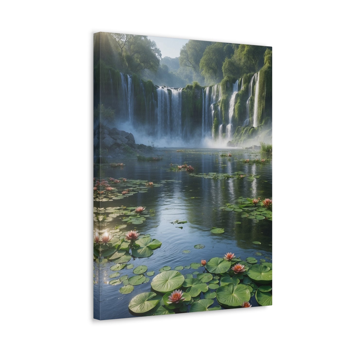 Majestic Waterfalls Art Canvas Ed. 7