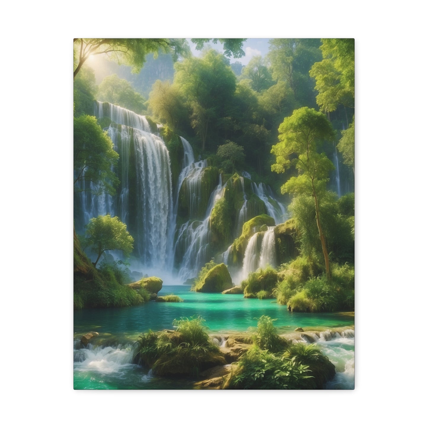 Majestic Waterfalls Art Canvas Ed. 5