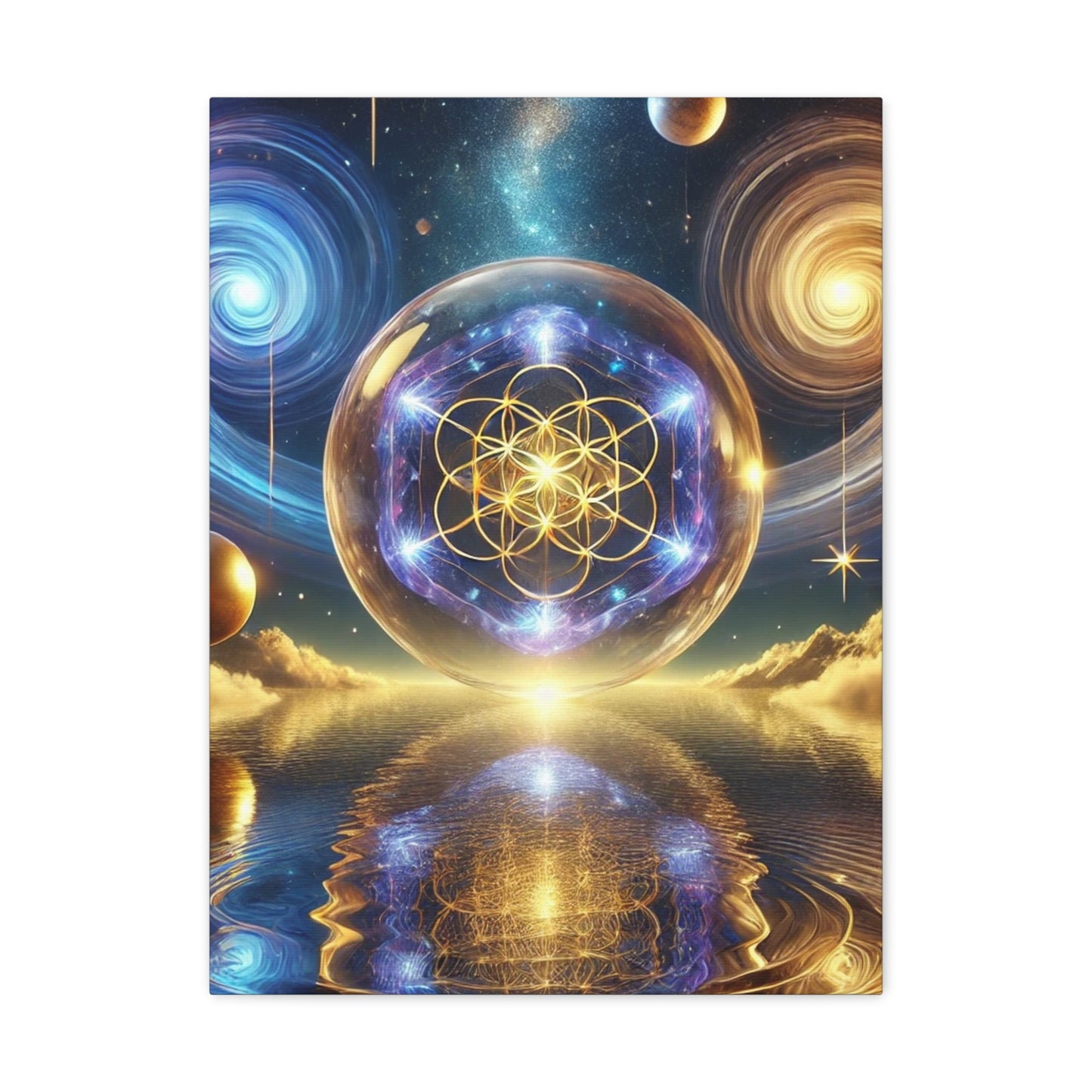 Sacred Geometry Art Canvas Ed. 20