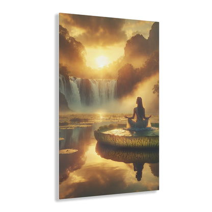 Blissful Lotus Acrylic Print Ed. 7