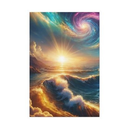 Serene Ocean Art Canvas Ed. 18