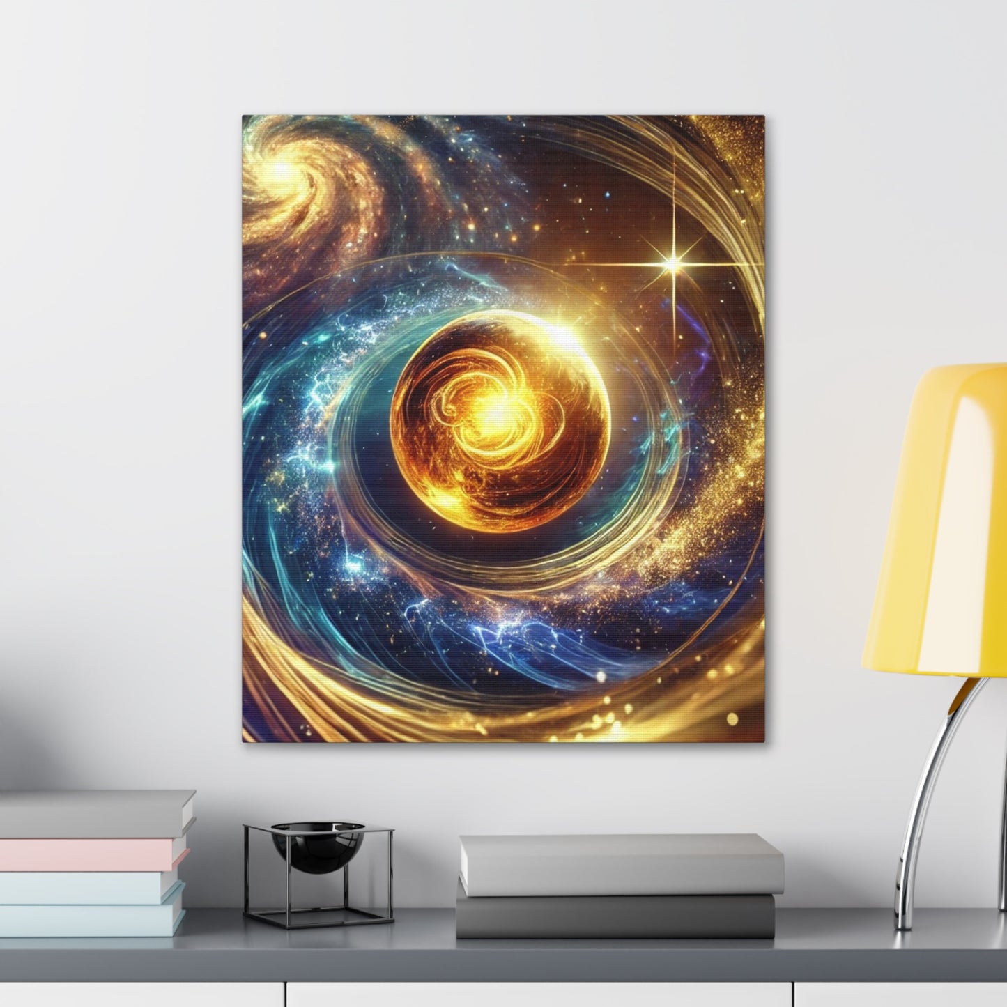 Energetic Orbs Art Canvas Ed. 7