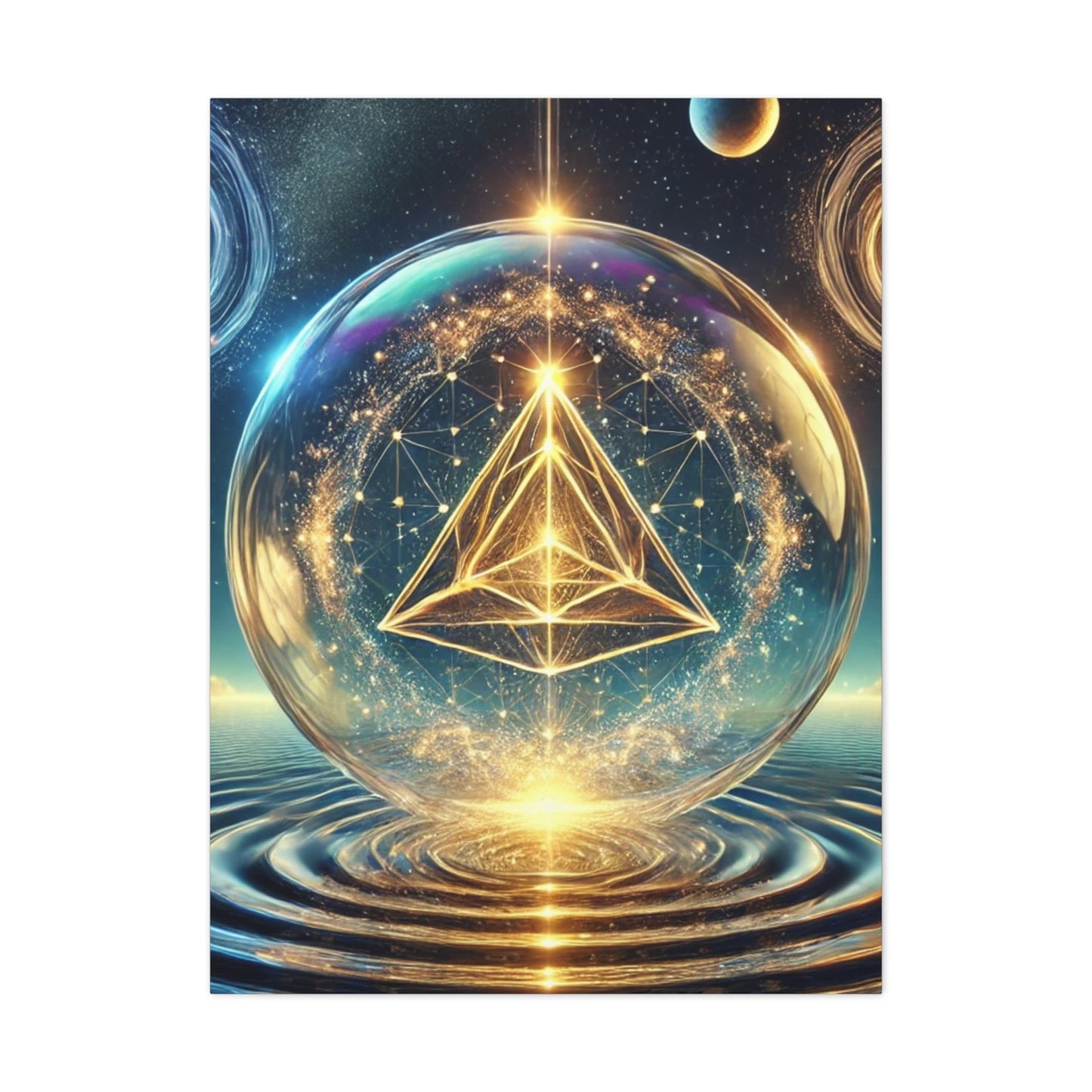 Sacred Geometry Art Canvas Ed. 34