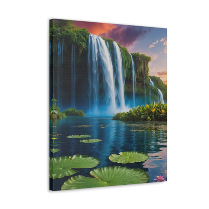 Blissful Lotus Art Canvas Ed. 3