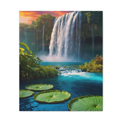 Majestic Waterfalls Art Canvas Ed. 47