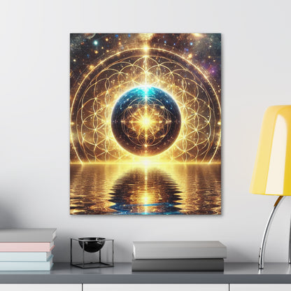 Sacred Geometry Art Canvas Ed. 51