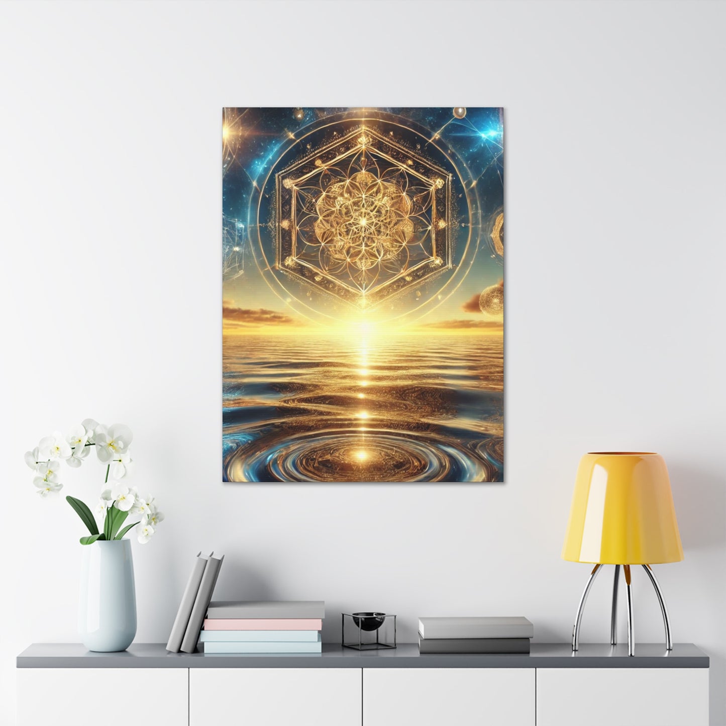 Sacred Geometry Art Canvas Ed. 96