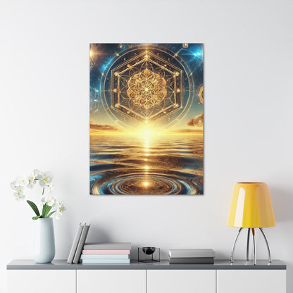 Sacred Geometry Art Canvas Ed. 96