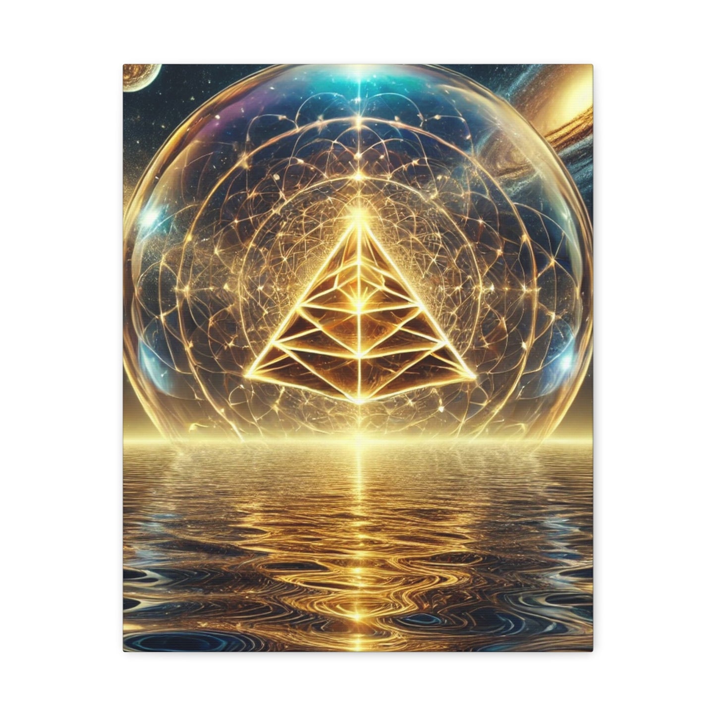 Sacred Geometry Art Canvas Ed. 42