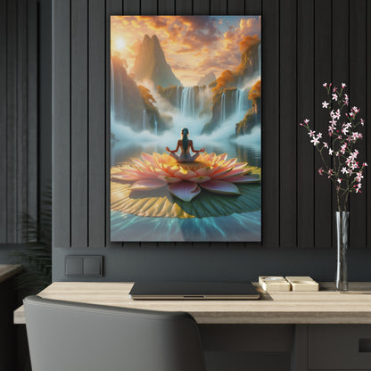 Blissful Lotus Acrylic Print Ed. 8