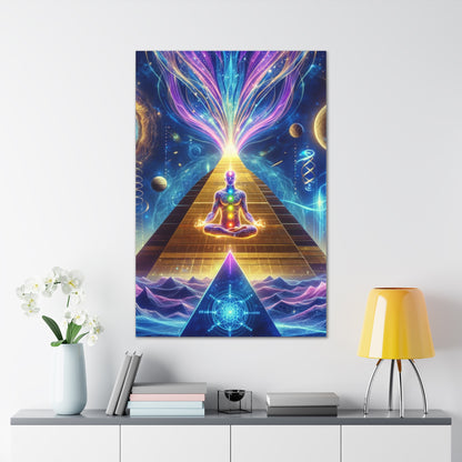 Quantum Entanglement Art Canvas Ed. 1