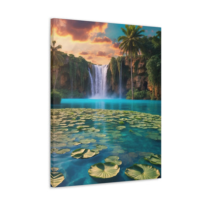 Majestic Waterfalls Art Canvas Ed. 39