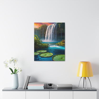 Majestic Waterfalls Art Canvas Ed. 47