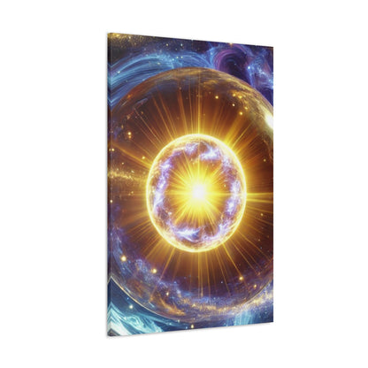 Energetic Orbs Art Canvas Ed. 12