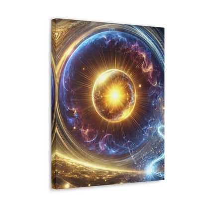 Energetic Orbs Art Canvas Ed. 9