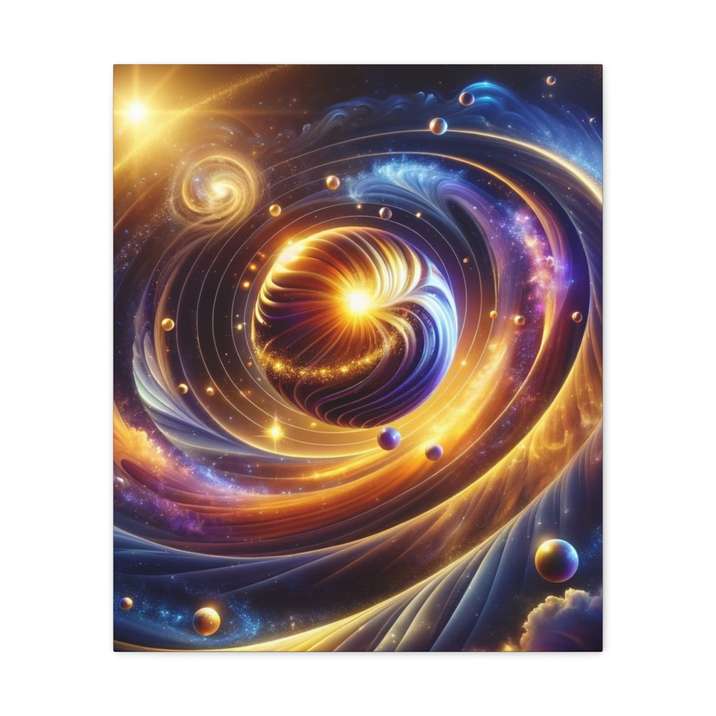 Energetic Orbs Art Canvas Ed. 5