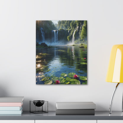 Majestic Waterfalls Art Canvas Ed. 6