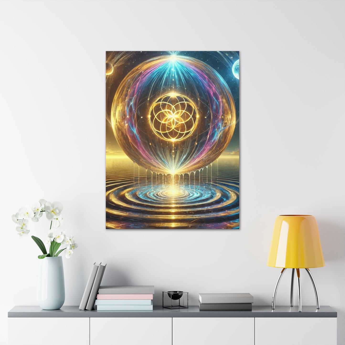 Sacred Geometry Art Canvas Ed. 27