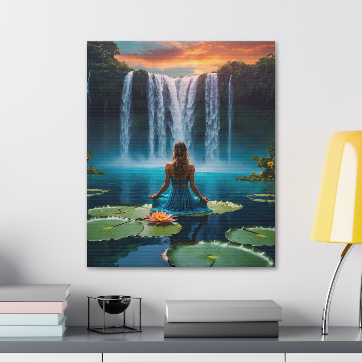 Blissful Lotus Art Canvas Ed. 4