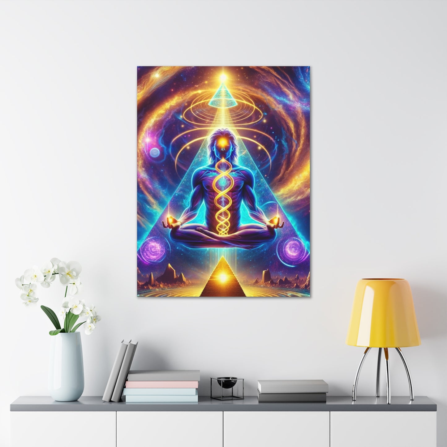 Quantum Entanglement Art Canvas Ed. 10