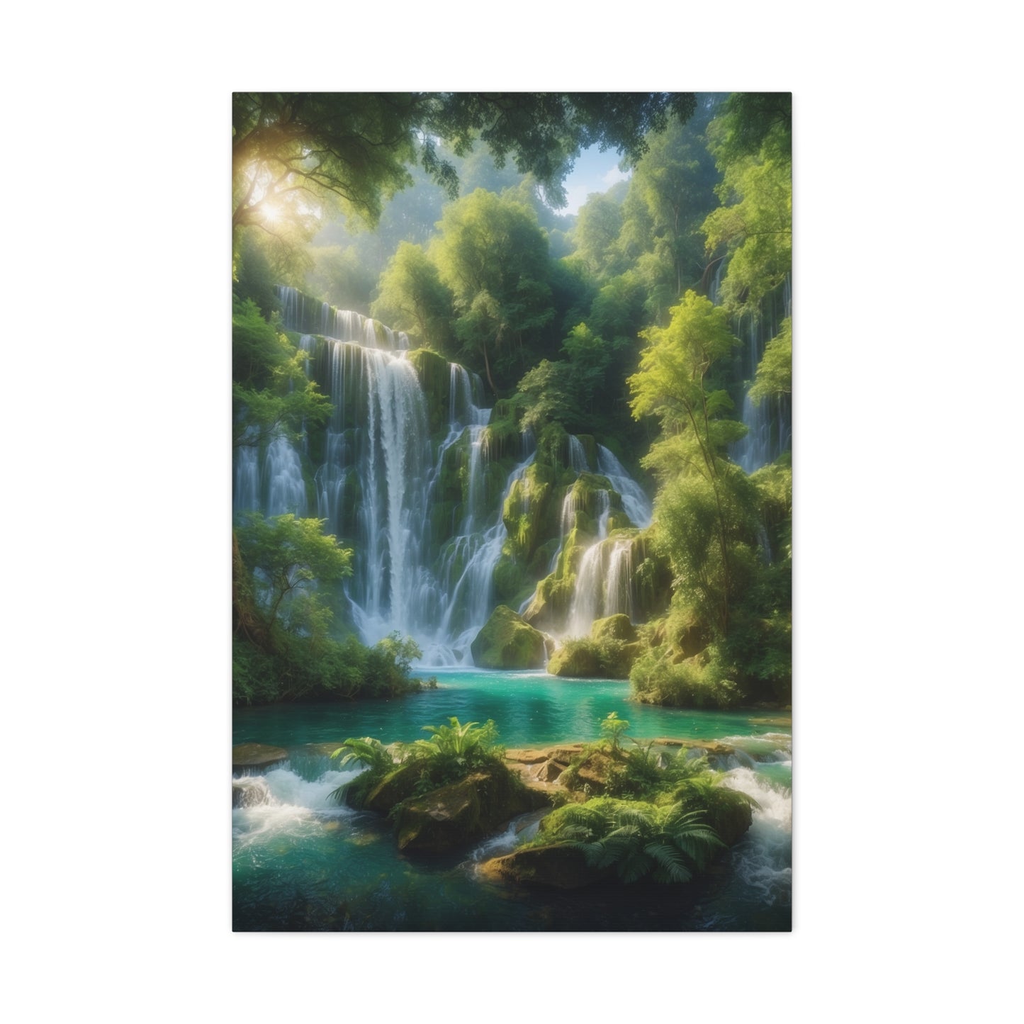 Majestic Waterfalls Art Canvas Ed. 3