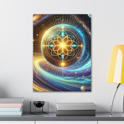 Sacred Geometry Art Canvas Ed. 55