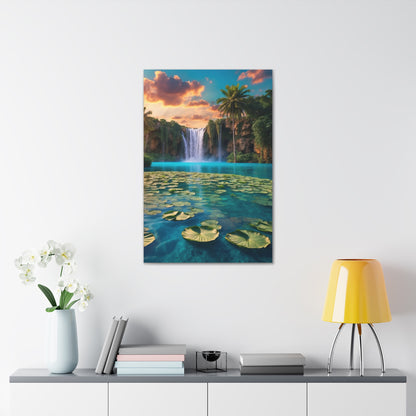 Majestic Waterfalls Art Canvas Ed. 39