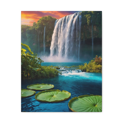 Majestic Waterfalls Art Canvas Ed. 47