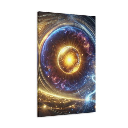 Energetic Orbs Art Canvas Ed. 9