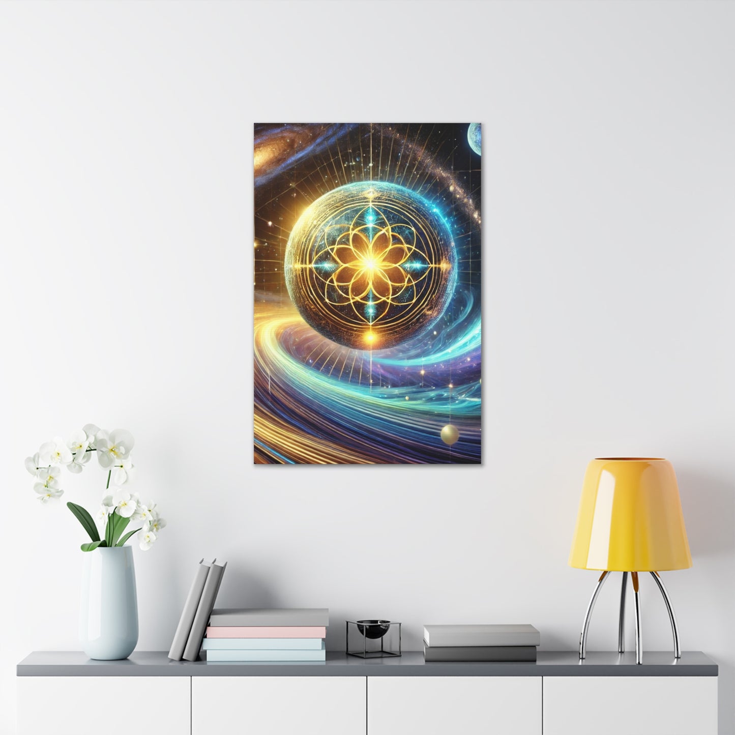 Sacred Geometry Art Canvas Ed. 55