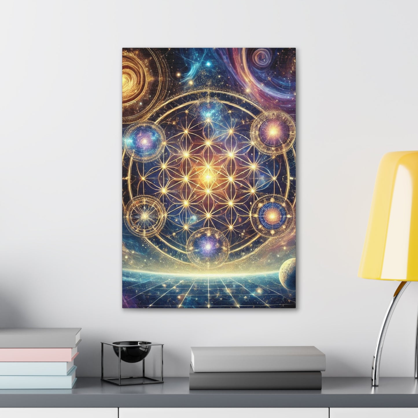 Sacred Geometry Art Canvas Ed. 74