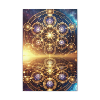 Sacred Geometry Art Canvas Ed. 95