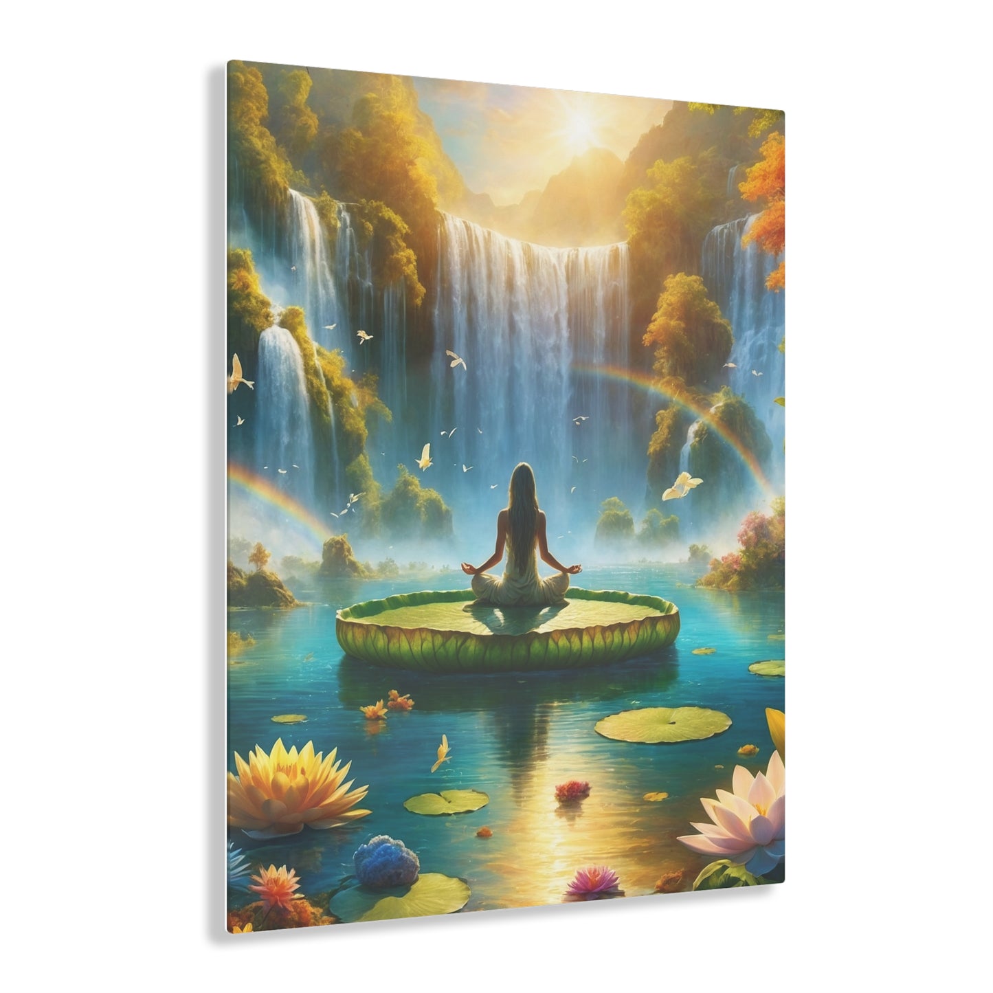 Blissful Lotus Acrylic Print Ed. 16