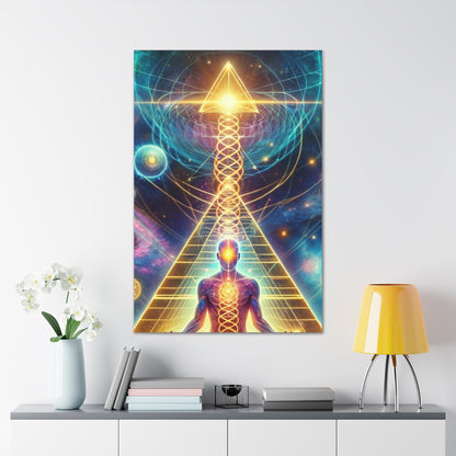 Quantum Entanglement Art Canvas Ed. 19