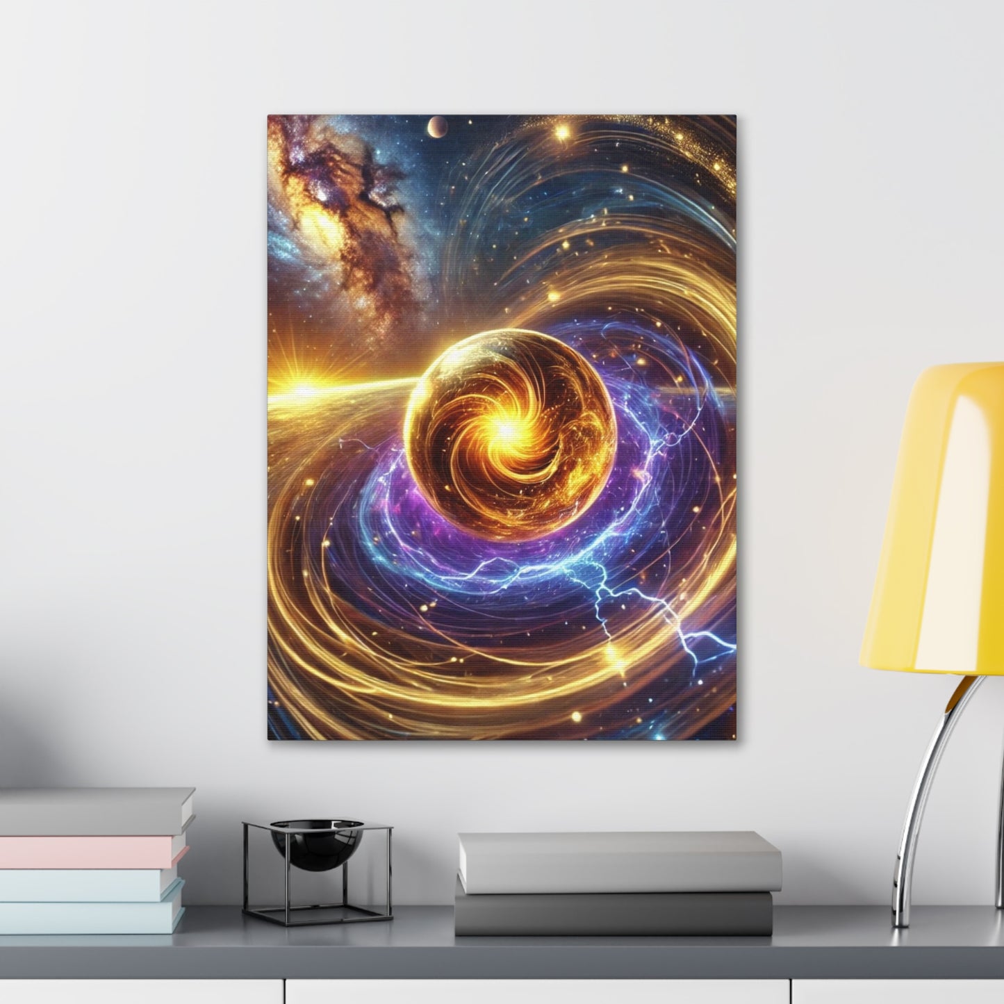 Energetic Orbs Art Canvas Ed. 8