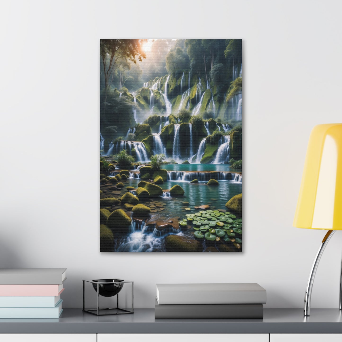 Majestic Waterfalls Art Canvas Ed. 13