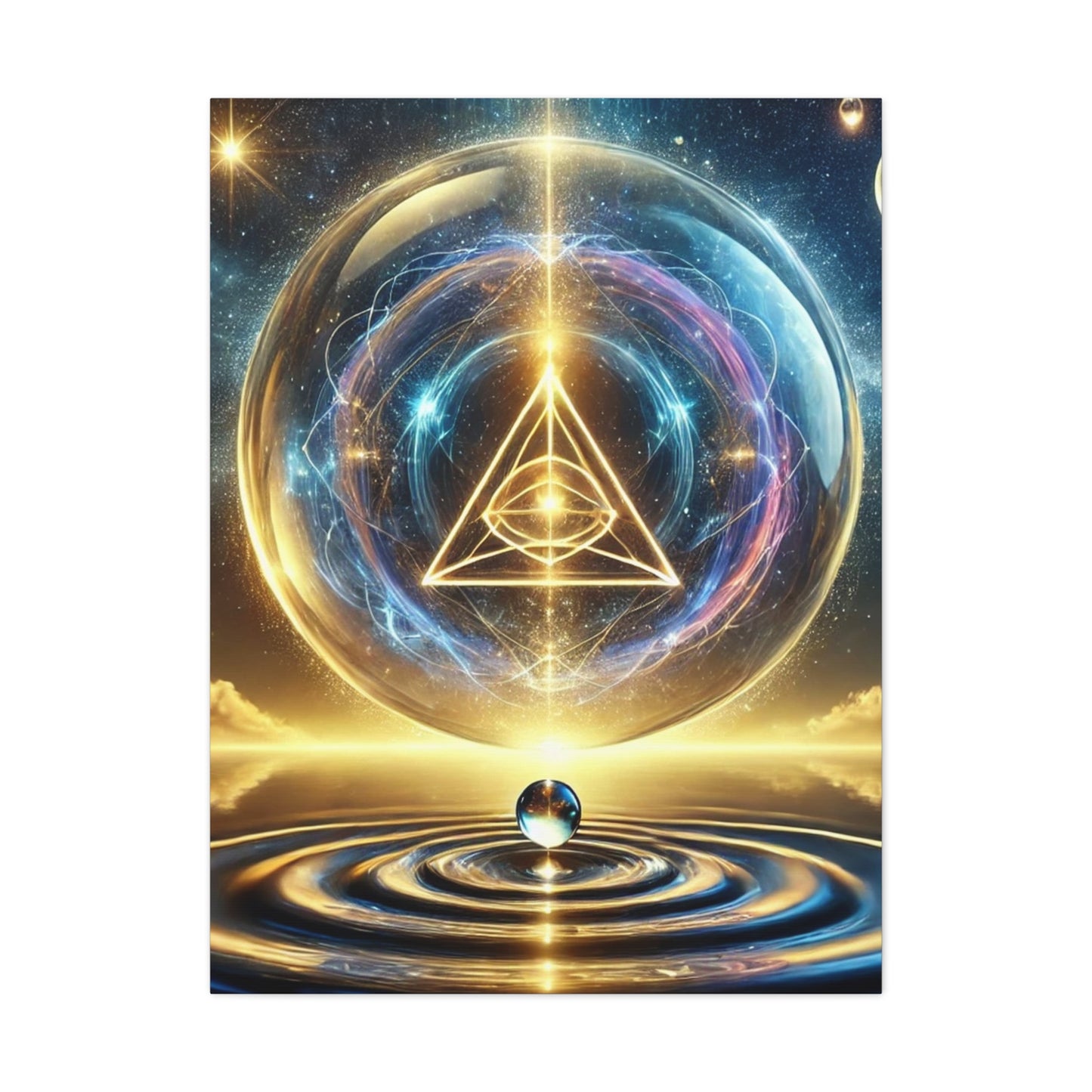 Sacred Geometry Art Canvas Ed. 33