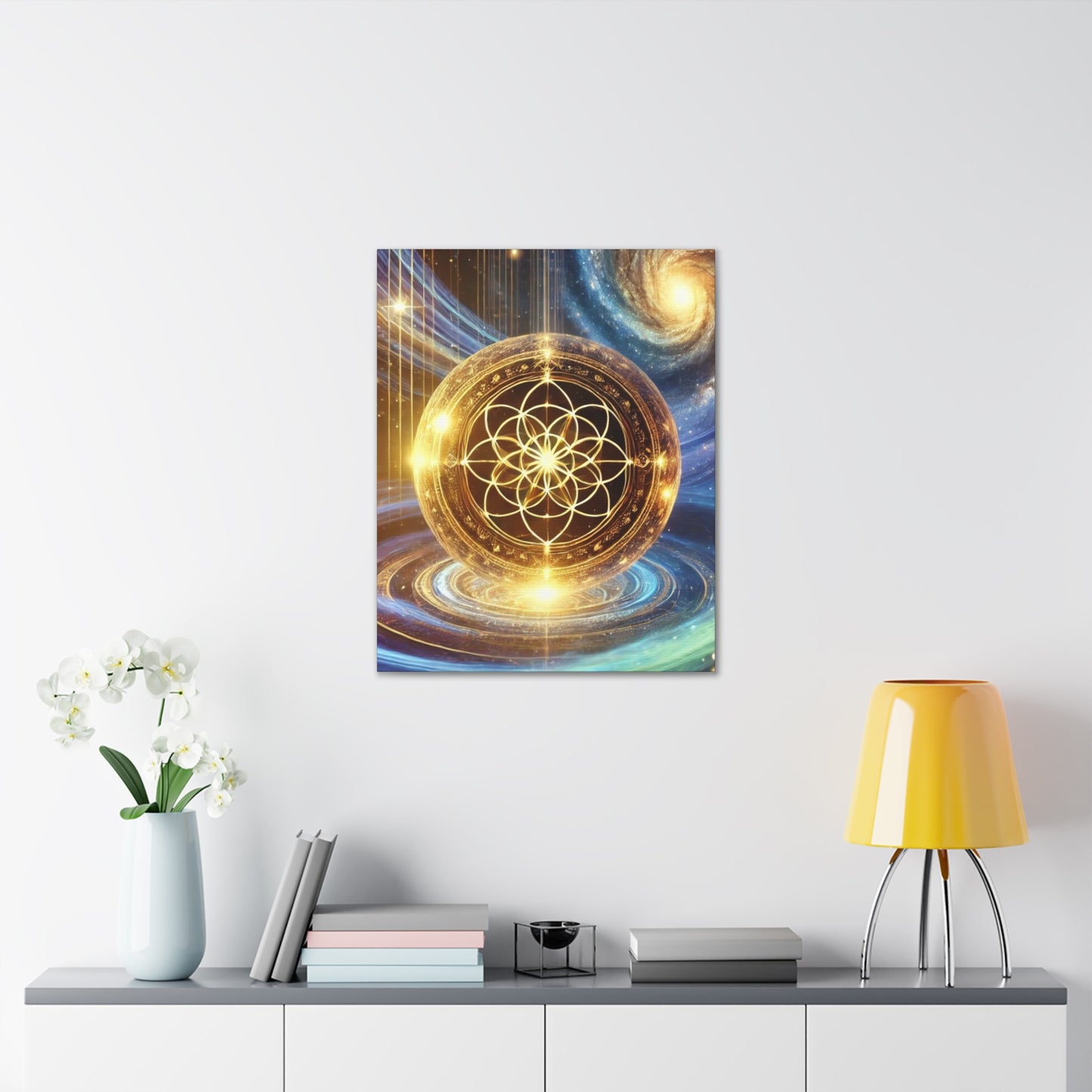 Sacred Geometry Art Canvas Ed. 57