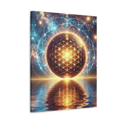 Sacred Geometry Art Canvas Ed. 52