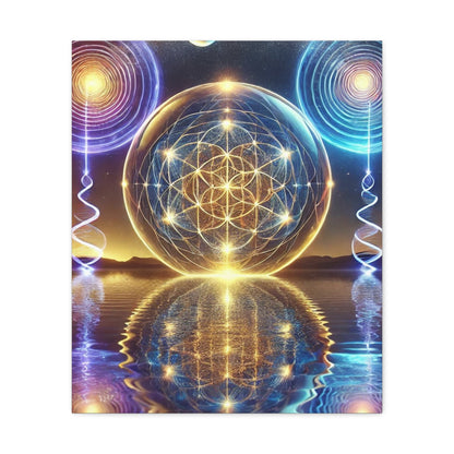 Sacred Geometry Art Canvas Ed. 17