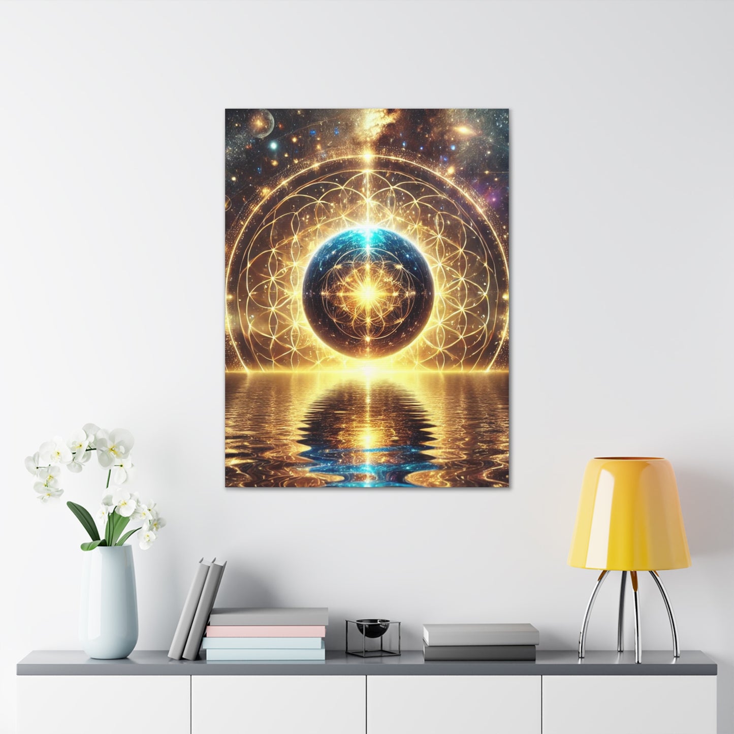 Sacred Geometry Art Canvas Ed. 51